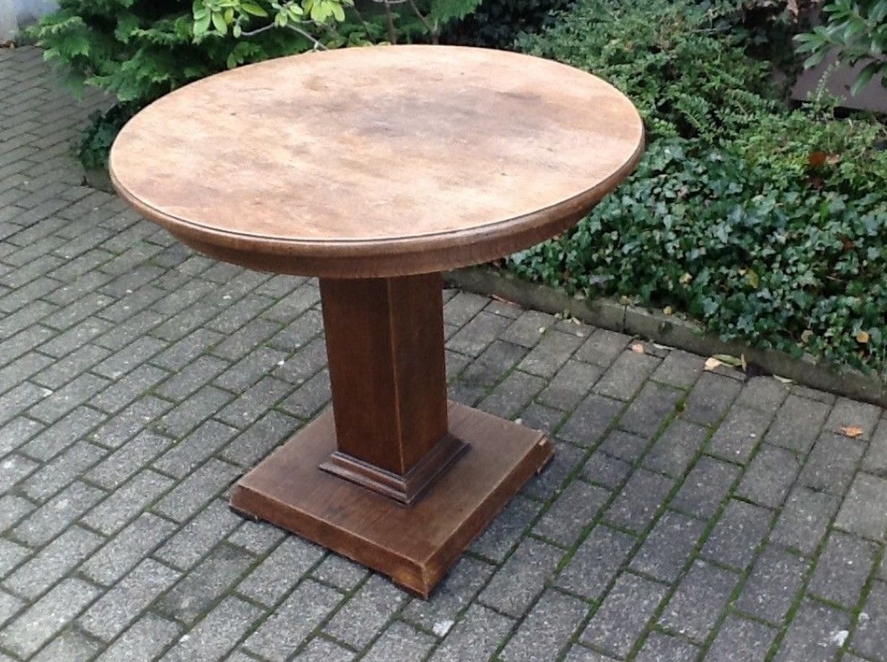 Antiker Holztisch, Esstisch (Jugendstil) - Troedelmoebel.com
