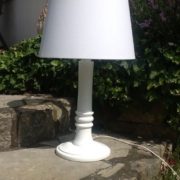Tischlampe/ Holzlampe (Landhausstil)