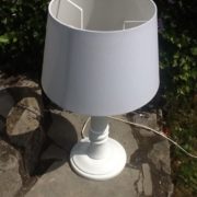 Tischlampe/ Holzlampe (Landhausstil)