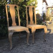 2 antike Stühle, Holzstühle