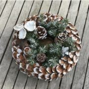 Adventskranz, Weihnachtsdeko (shabby)