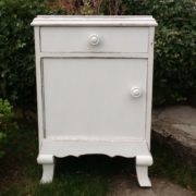 Nachttisch, Holzschränkchen (Shabby, Landhausstil)