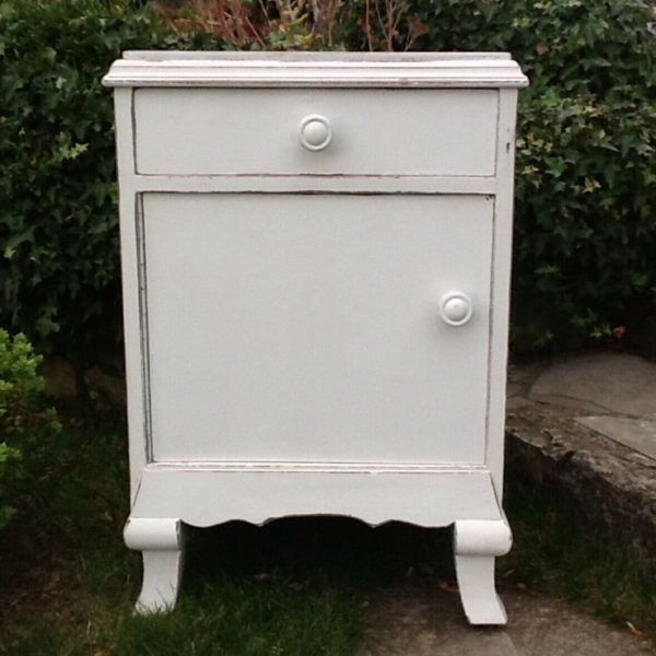 Nachttisch, Holzschränkchen (Shabby, Landhausstil)