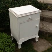 Nachttisch, Holzschränkchen (Shabby, Landhausstil)