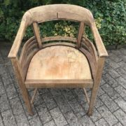 Schreibtischstuhl, Holzstuhl, Stuhl (Antiquität, Shabby-chic)