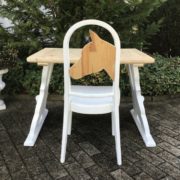 Kinderschreibtisch mit Stuhl, Holztisch (shabby,Landhausstil)