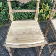 3 antike Holzstühle (Gründerzeit, Landhausstil, Antiquität)