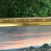 Bild, alter Bilderrahmen, Jesusbild (Shabby, Vintage)