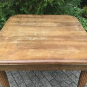 Ausziehbarer Esstisch, Tisch, Holztisch (Jugendstil, Antiquität)