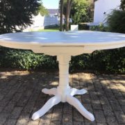 Ausziehbarer Esstisch, Holztisch, Tisch (Shabby-chic, Landhausstil)