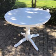 Ausziehbarer Esstisch, Holztisch (Shabby-chic, Landhausstil)