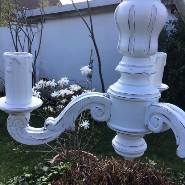 Leuchter, Lampe (Shabby, Landhausstil) - Troedelmoebel.com