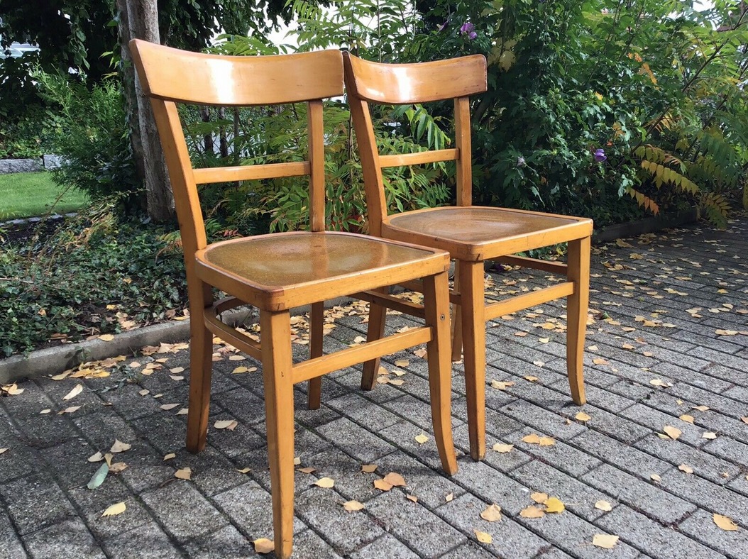 2 Stühle, Holzstühle, Küchenstühle