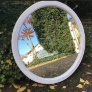 Runder Holzspiegel, Spiegel (Shabby, Landhausstil) Runder Holzspiegel, Spiegel (Shabby, Landhausstil)