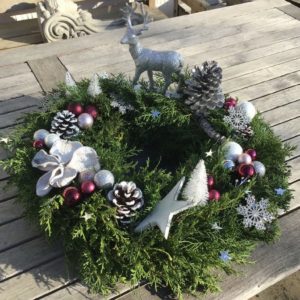 Adventskranz, Dekoration, Tischdeko, Weihnachtsdeko