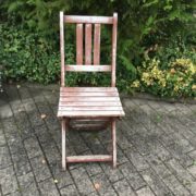 Alter Klappstuhl, Holzstuhl (shabby)