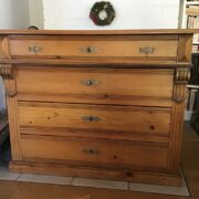 Echtholzkommode, Kommode (Antiquität, Landhausstil)