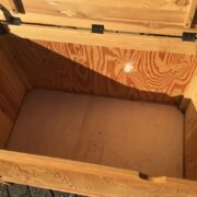 Holzkiste, Truhe, Aufbewahrungsbox, Deckeltruhe