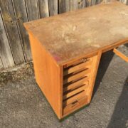 Rolladenschreibtisch, Biber Möbel, Schreibtisch (Mid Century, Vintage)