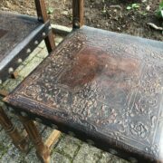 4 Antike Stühle, Holzstühle, Esszimmerstühle (Gründerzeit, Antiquität)
