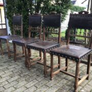4 Antike Stühle, Holzstühle, Esszimmerstühle (Gründerzeit, Antiquität)