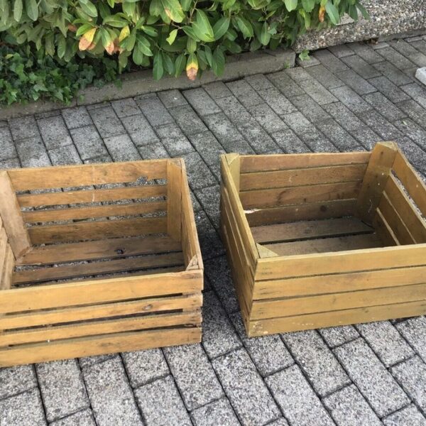 2 Holzkisten, Dekoration (Vintage, Shabby, Landhausstil)