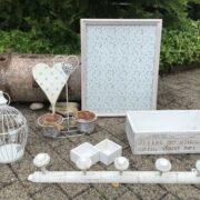 Konvolut: Shabby-chic Dekoration, Landhausstil