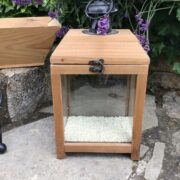 Deko Konvolut: Laterne, Holzschale, Wandleuchter Deko Konvolut: Laterne, Holzschale, Wandleuchter