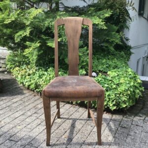 Antiker Stuhl, Holzstuhl (Shabby, Jugendstil)