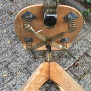 2 Polstergleich Stühle, Werkstattstuhl, Drehstuhl, Schreibtischstuhl (Industrie Design)