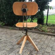 2 Polstergleich Stühle, Werkstattstuhl, Drehstuhl, Schreibtischstuhl (Industrie Design)