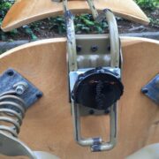 2 Polstergleich Stühle, Werkstattstuhl, Drehstuhl, Schreibtischstuhl (Industrie Design)