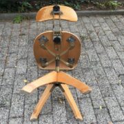 2 Polstergleich Stühle, Werkstattstuhl, Drehstuhl, Schreibtischstuhl (Industrie Design)