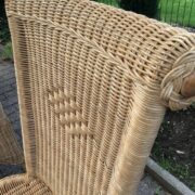 4 Korbstühle, Rattanstühle, Esszimmerstühle (Landhaus)