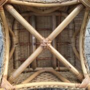 4 Korbstühle, Rattanstühle, Esszimmerstühle (Landhaus)