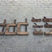 Altes Werkzeug, Profilhobel, Schraubzwingen (Schreiner, Tischler, Sammler)