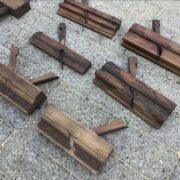 Altes Werkzeug, Profilhobel, Schraubzwingen (Schreiner, Tischler, Sammler)