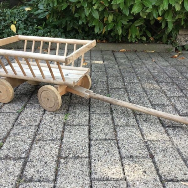 Kleiner Leiterwagen, Holzleiterwagen, Bollerwagen, Deko (Shabby, Landhaus)