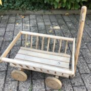 Kleiner Leiterwagen, Holzleiterwagen, Bollerwagen, Deko (Shabby, Landhaus)