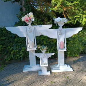 Holzengel, Weihnachtsdekoration, Advent (Shabby, Handarbeit)