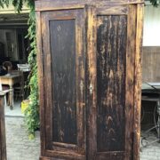 Kleiderschrank, Holzschrank, Schrank, Scheunenfund (Antiquität)