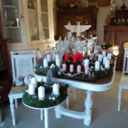 Adventskranz, Weihnachtsdeko (Shabby, Landhausstil)