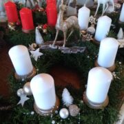 Adventskranz, Weihnachtsdeko (Shabby, Landhausstil)