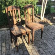 2 antike Stühle, Holzstühle, Stuhl (Jugendstil, Antiquität)