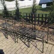 2 Metall Gartenstühle, Eisenstühle, Gartenmöbel (schwer)