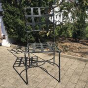 2 Metall Gartenstühle, Eisenstühle, Gartenmöbel (schwer)