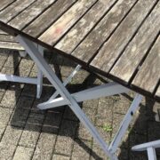 Balkonmöbel, 2 Stühle und ein Tisch, Gartenmöbel (Shabby) Balkonmöbel, 2 Stühle und ein Tisch, Gartenmöbel (Shabby)