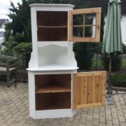 Eckschrank, Vollholz, Schrank (Shabby, Landhaus)