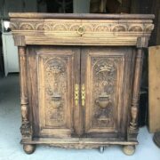 Kleiner Holzschrank, Schränkchen (Gründerzeit, Antiquität)