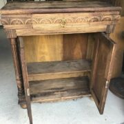 Kleiner Holzschrank, Schränkchen (Gründerzeit, Antiquität)